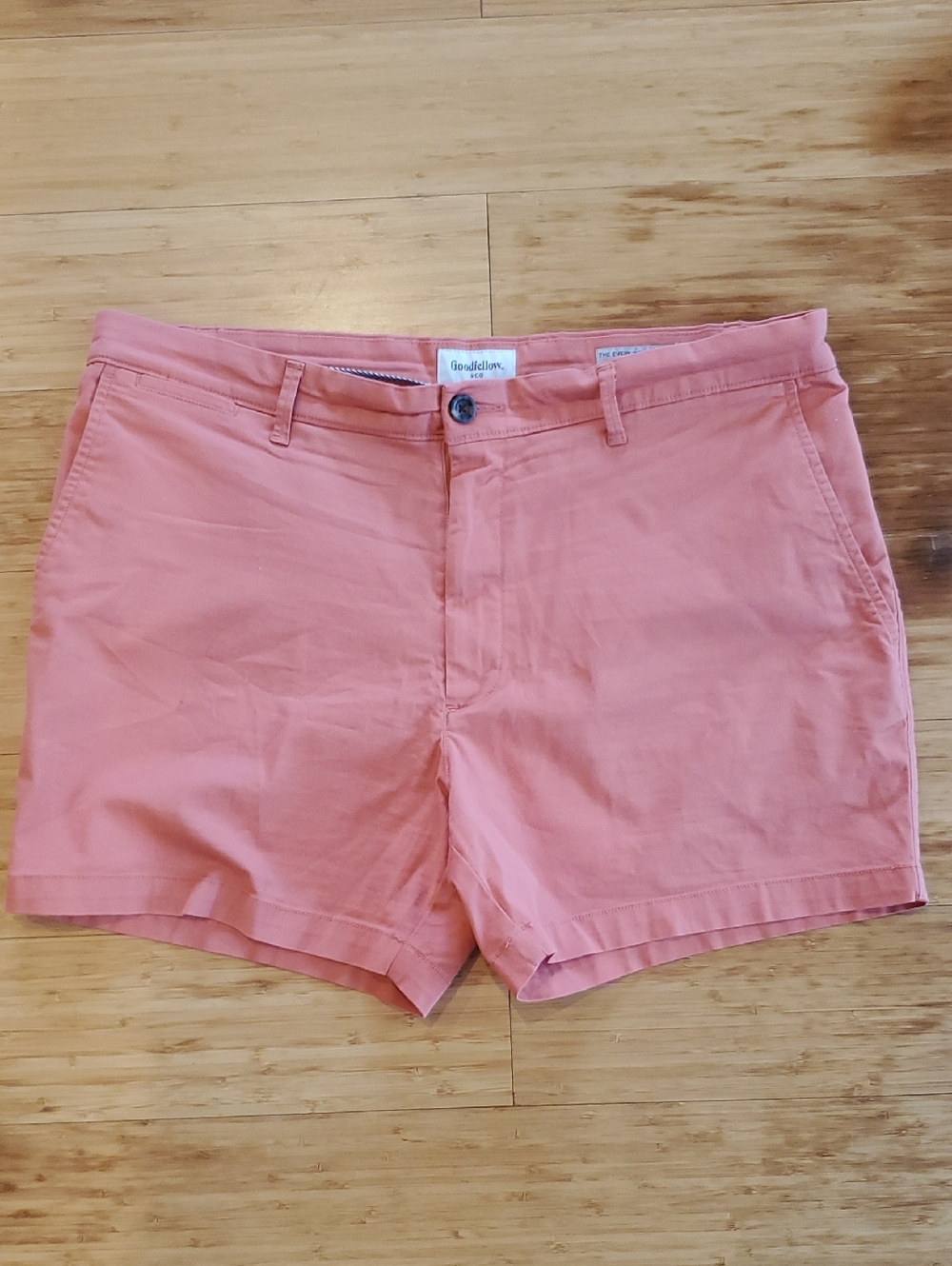 Goodfellow & Co Pink Flat Front Chino Shorts